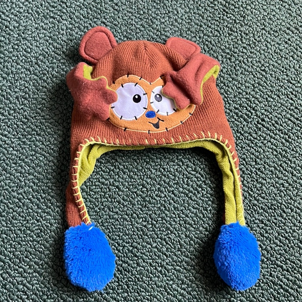 Kids monkey flipeez hat